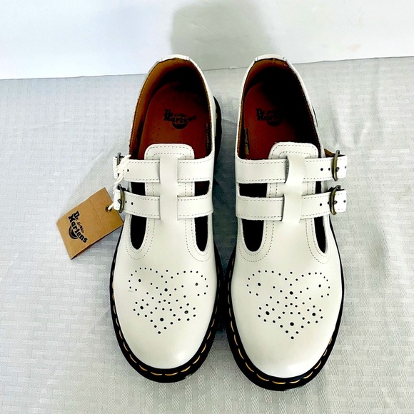 Dr. Martens Leather Virginia buckle double strap Mary Jane loafers New Size 10 - Picture 12 of 16